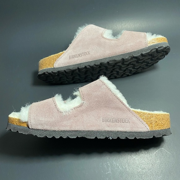 Birkenstock Arizona Shearling Soft Mauve sz36 - Picture 4 of 6